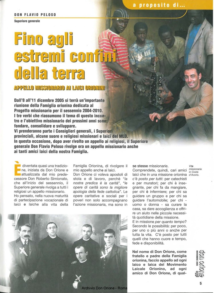 Don Orione oggi, 2005, 10, pagina 5
