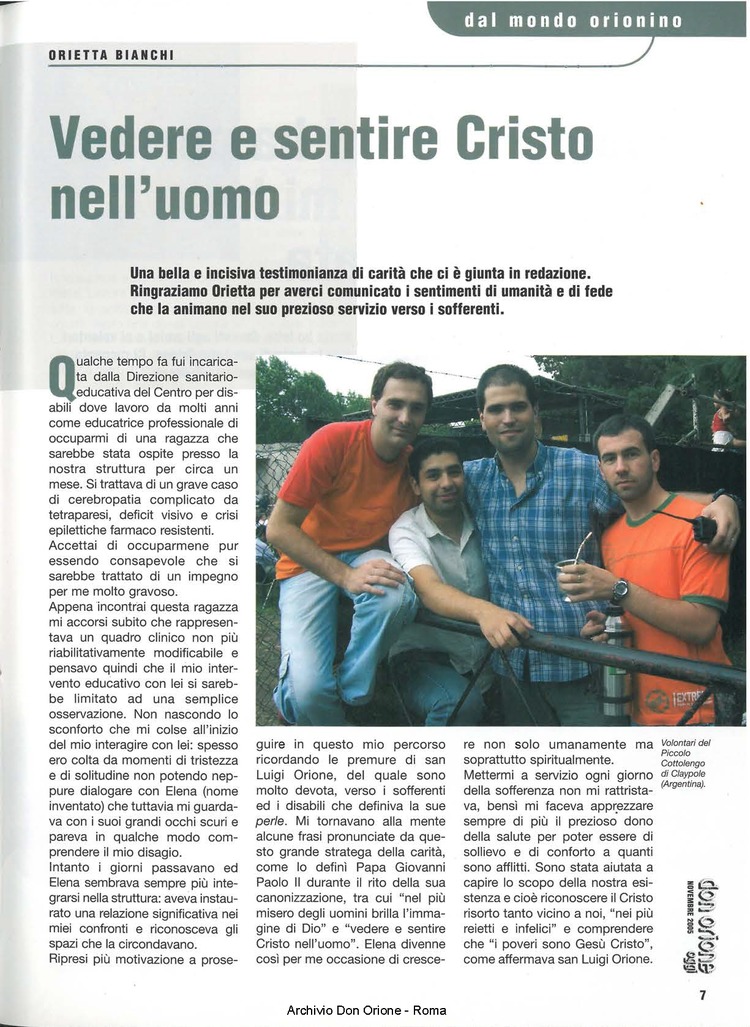 Don Orione oggi, 2005, 10, pagina 7