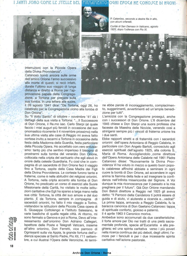 Don Orione oggi, 2005, 10, pagina 18