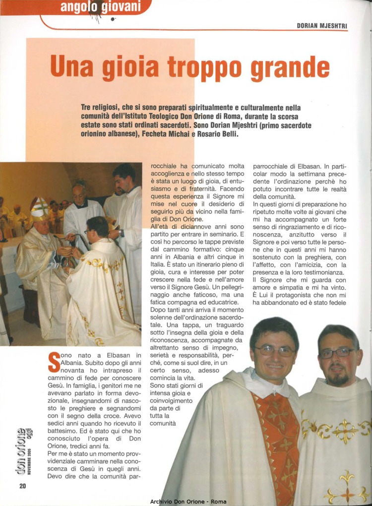 Don Orione oggi, 2005, 10, pagina 20