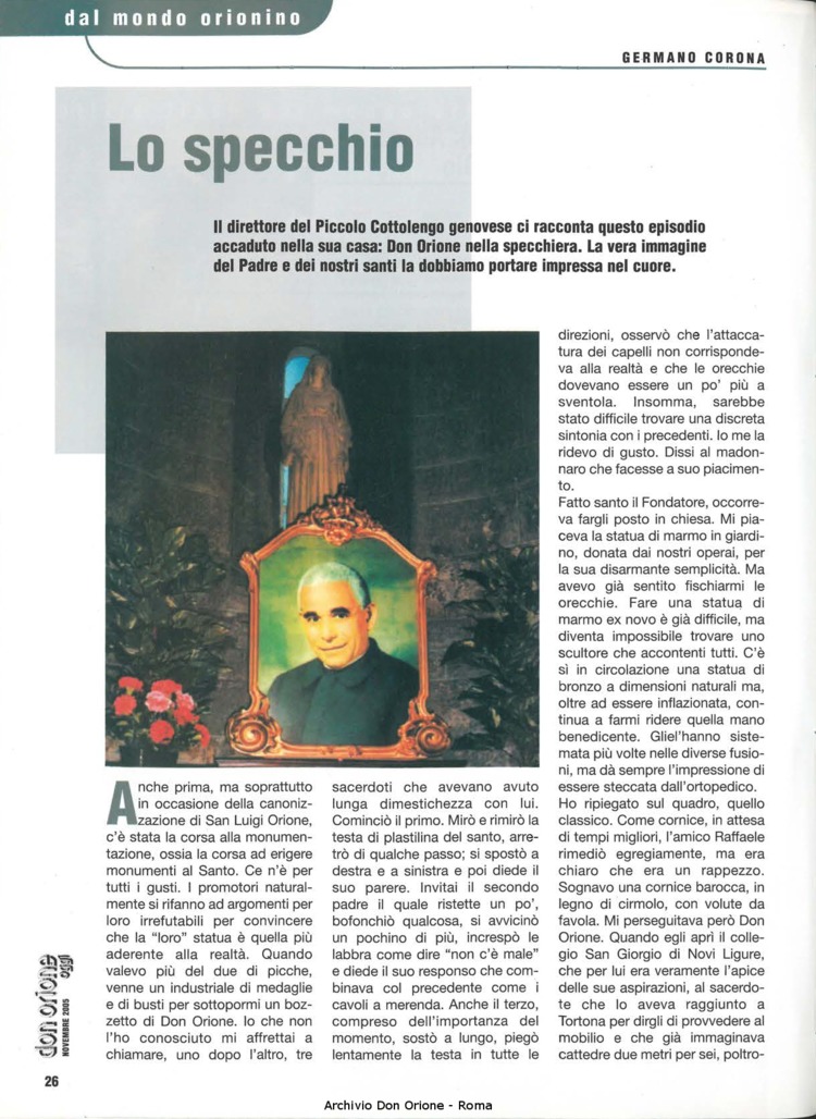 Don Orione oggi, 2005, 10, pagina 26