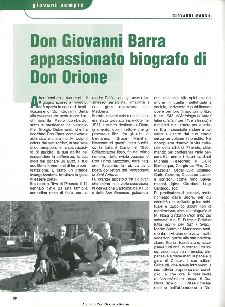 Don Orione oggi, 2005, 10, pagina 30