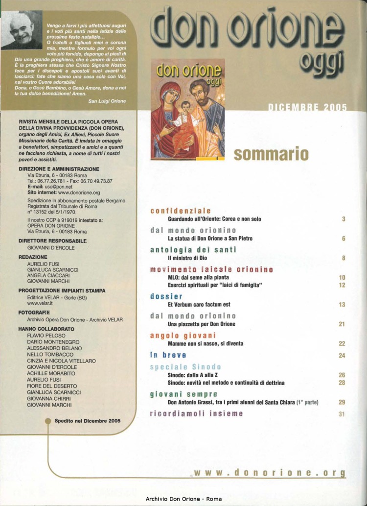 Don Orione oggi, 2005, 11, pagina 2