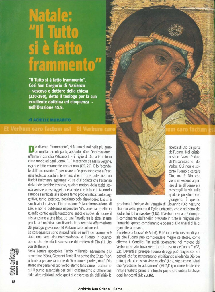 Don Orione oggi, 2005, 11, pagina 18