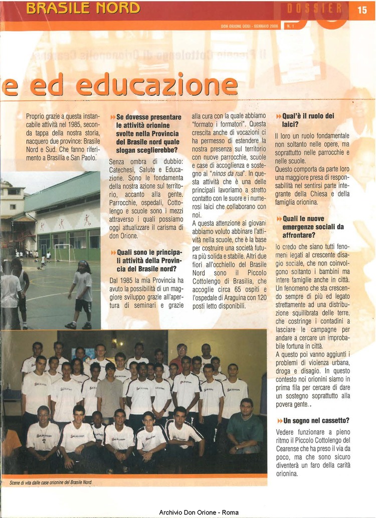 Don Orione oggi, 2006, 01, pagina 15