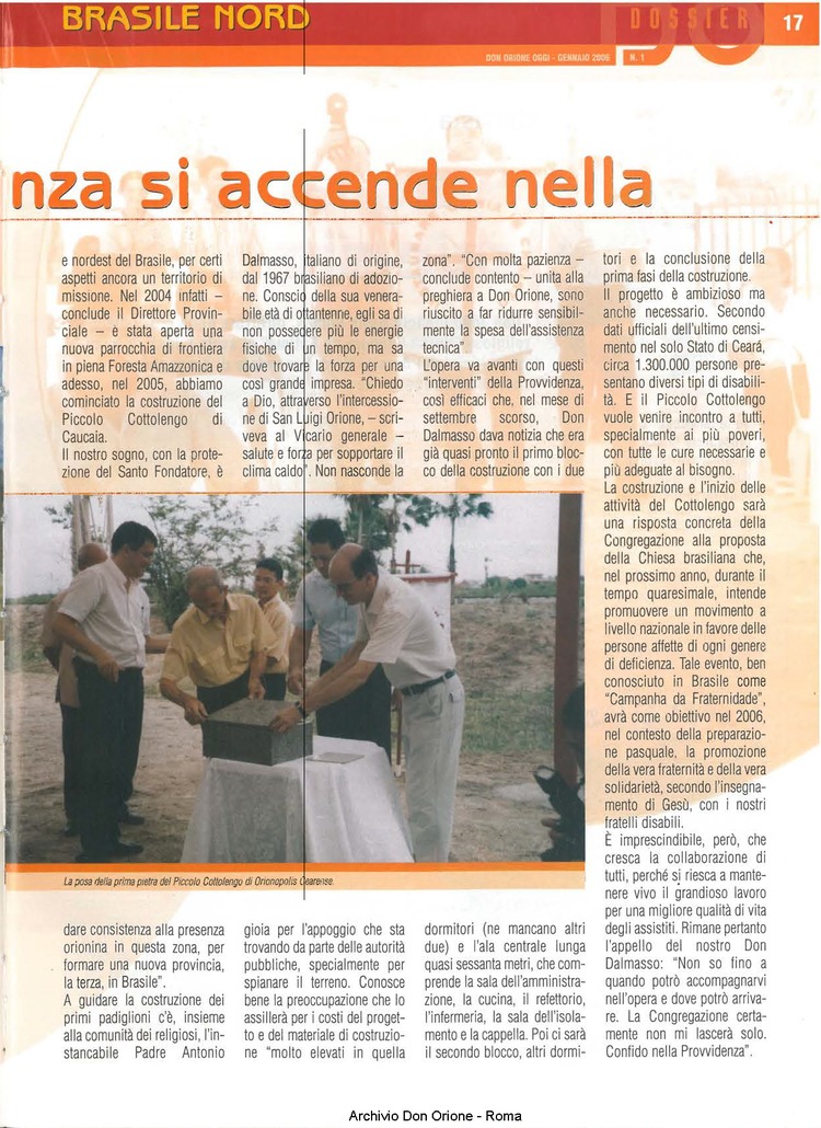 Don Orione oggi, 2006, 01, pagina 17