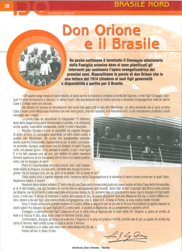 Don Orione oggi, 2006, 01, pagina 20