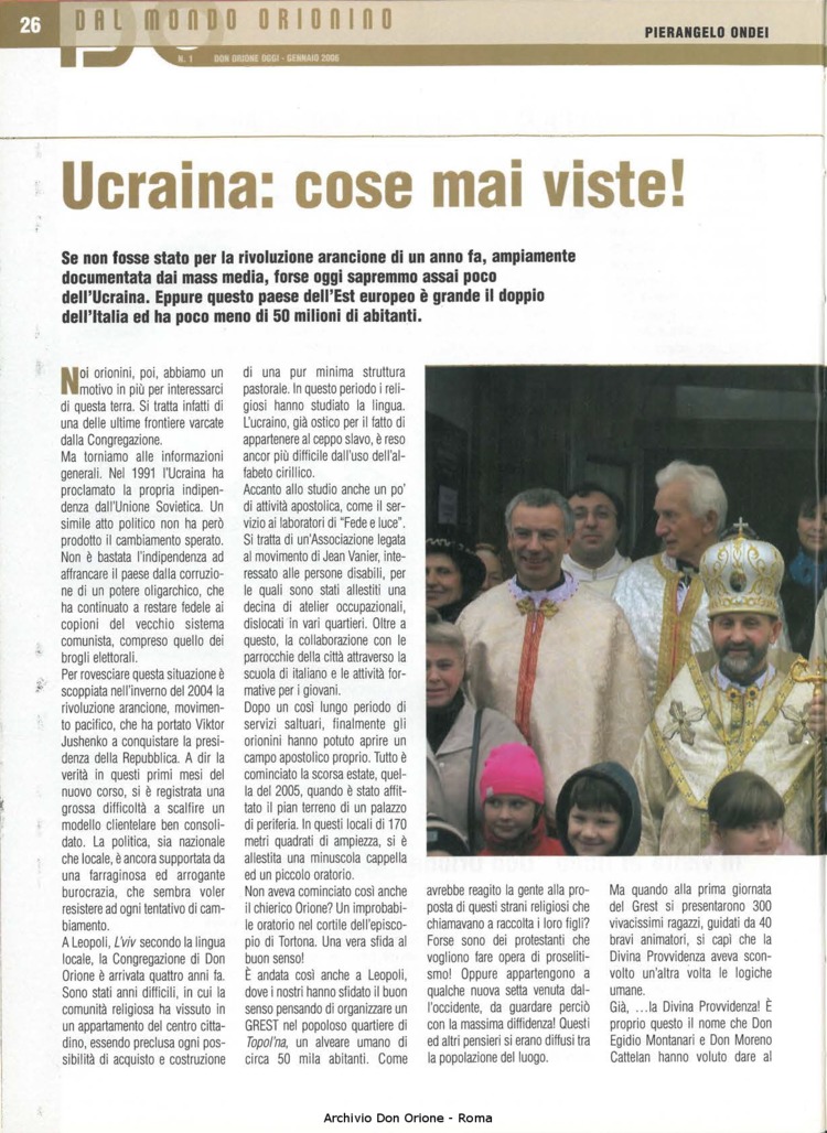 Don Orione oggi, 2006, 01, pagina 26