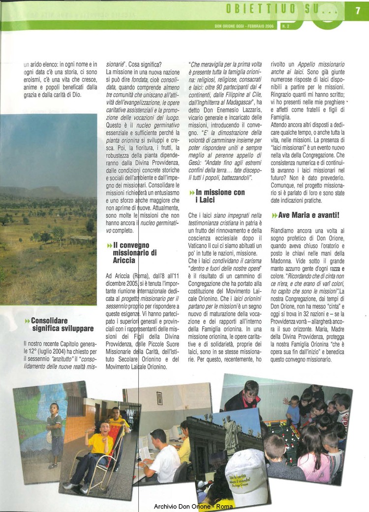 Don Orione oggi, 2006, 02, pagina 7