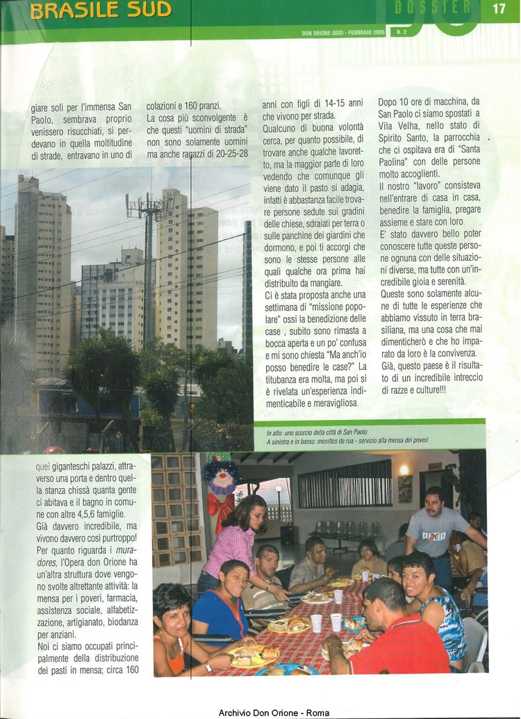 Don Orione oggi, 2006, 02, pagina 17