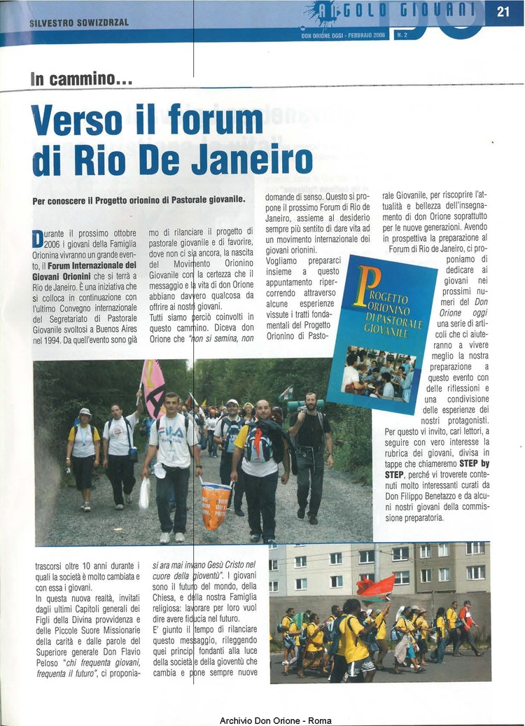 Don Orione oggi, 2006, 02, pagina 21