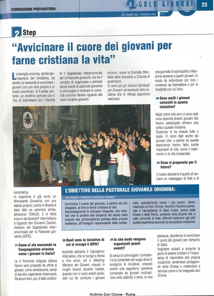 Don Orione oggi, 2006, 02, pagina 23