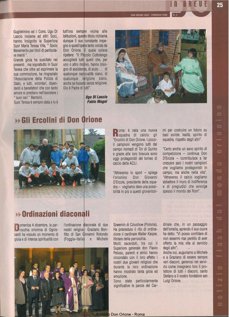 Don Orione oggi, 2006, 02, pagina 25