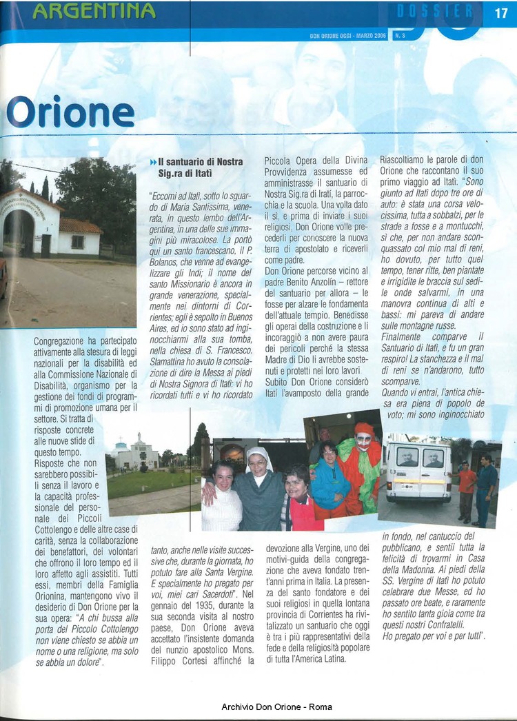 Don Orione oggi, 2006, 03, pagina 17