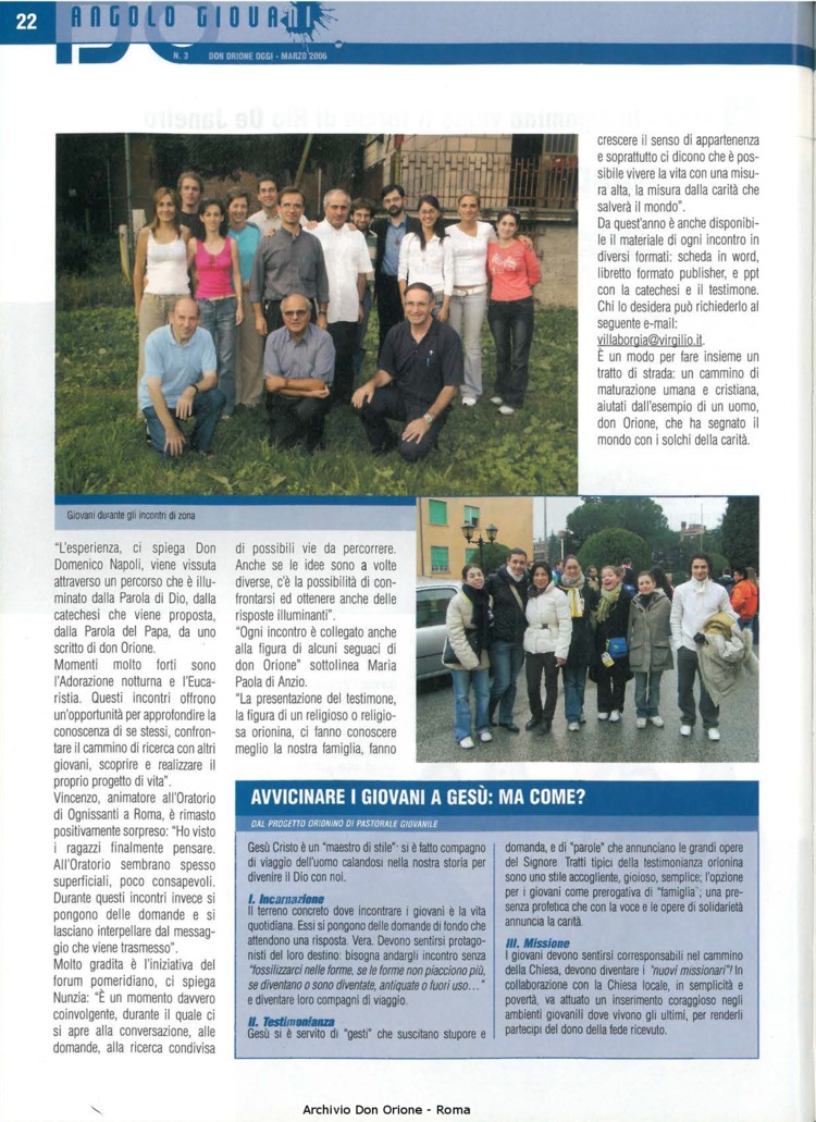 Don Orione oggi, 2006, 03, pagina 22
