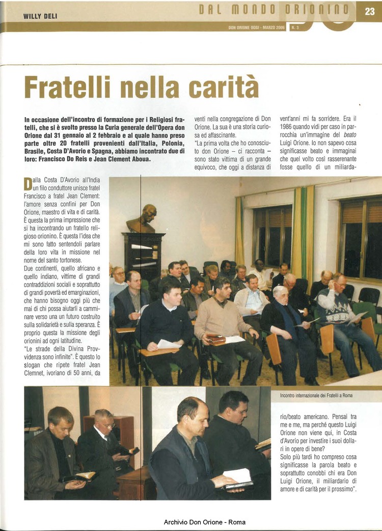 Don Orione oggi, 2006, 03, pagina 23
