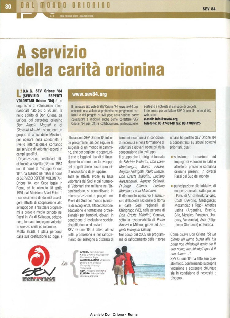 Don Orione oggi, 2006, 03, pagina 30
