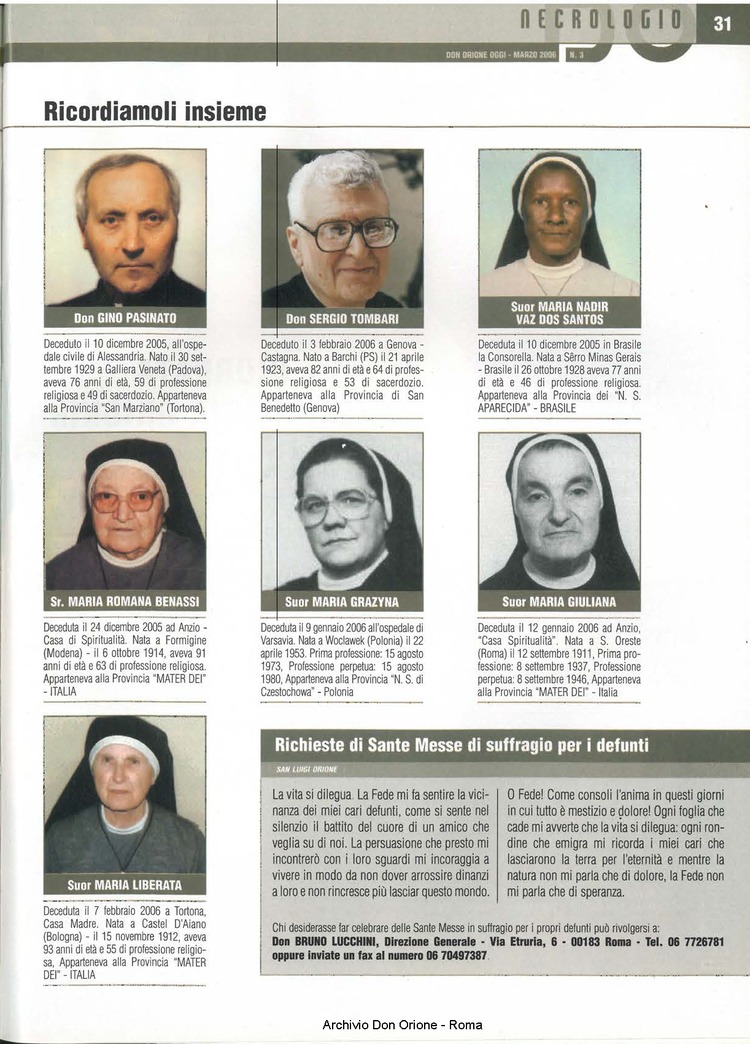 Don Orione oggi, 2006, 03, pagina 31