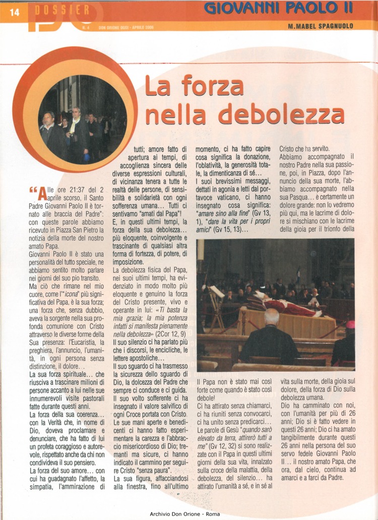 Don Orione oggi, 2006, 04, pagina 14