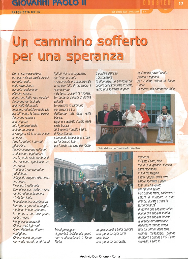 Don Orione oggi, 2006, 04, pagina 17