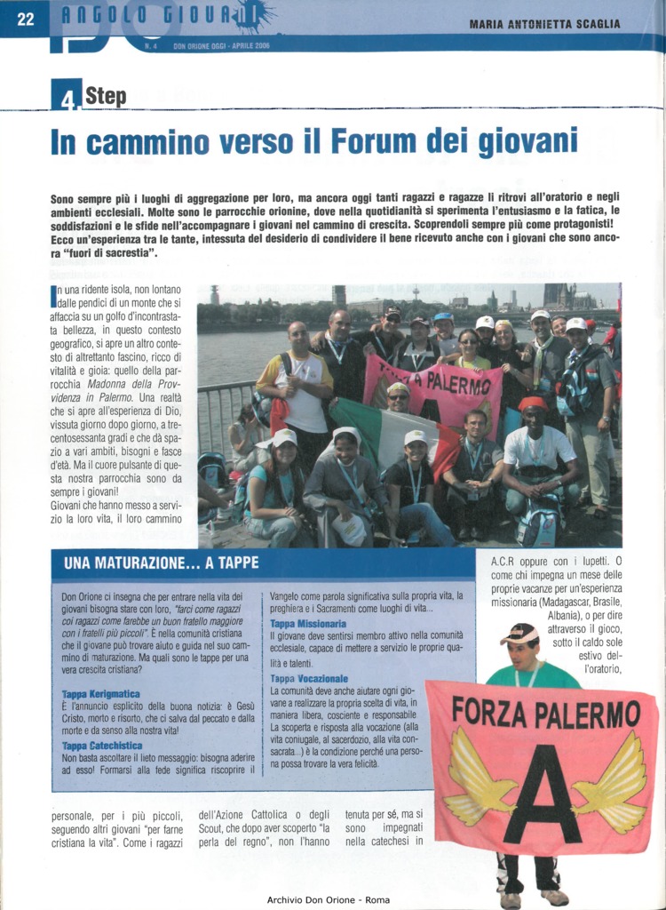 Don Orione oggi, 2006, 04, pagina 22