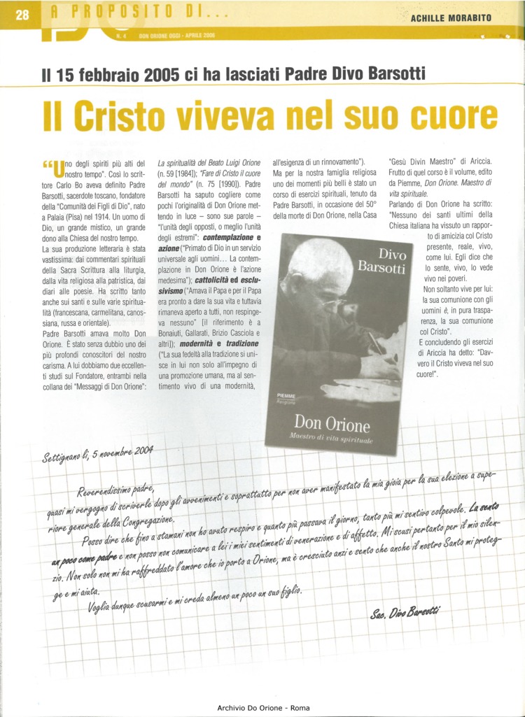 Don Orione oggi, 2006, 04, pagina 28