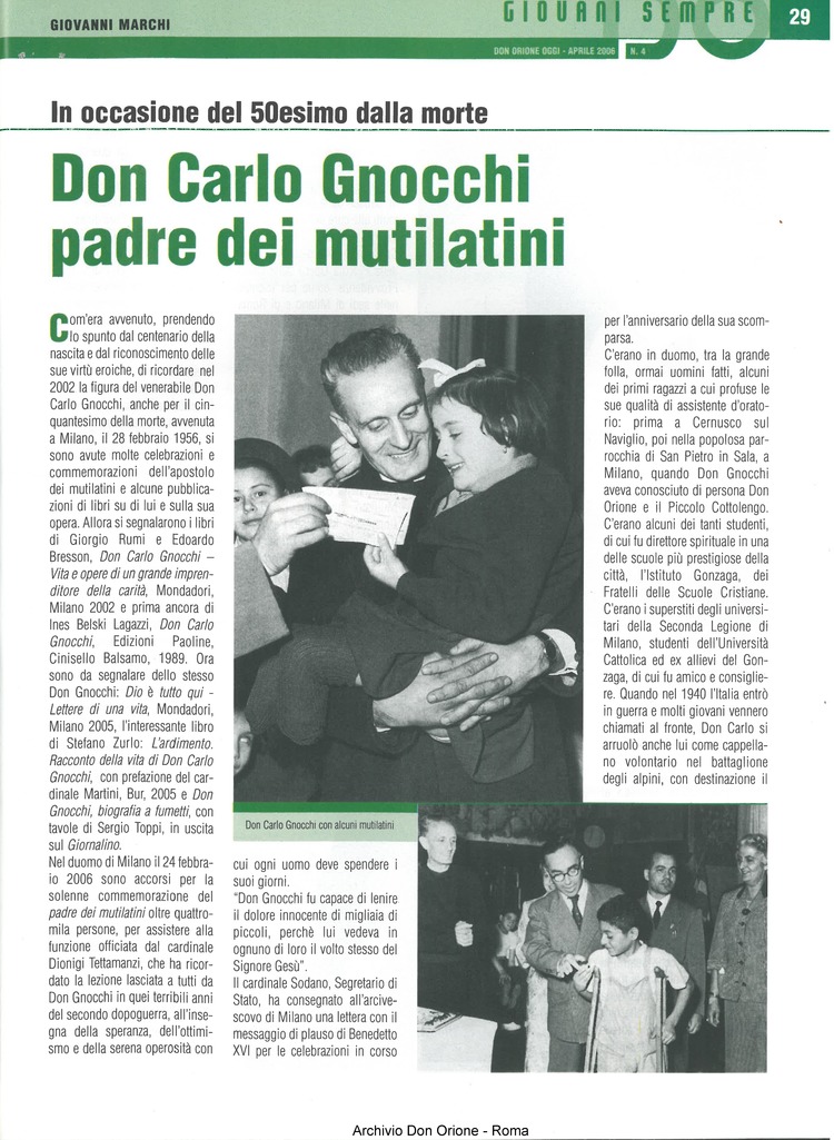 Don Orione oggi, 2006, 04, pagina 29