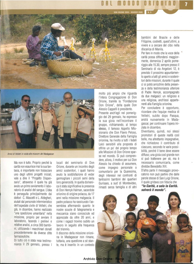Don Orione oggi, 2006, 05, pagina 7