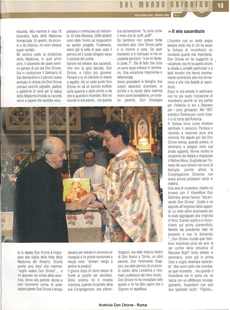 Don Orione oggi, 2006, 05, pagina 13