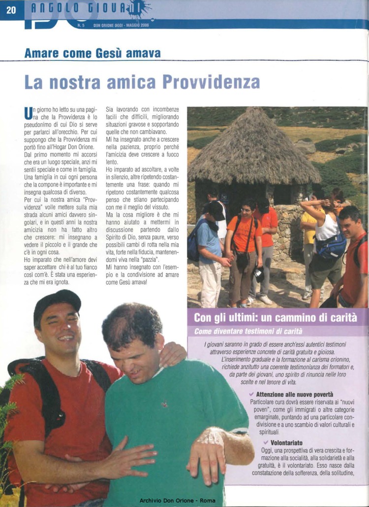 Don Orione oggi, 2006, 05, pagina 20