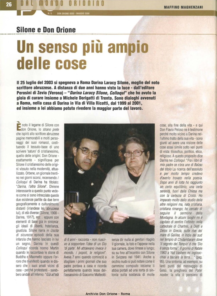 Don Orione oggi, 2006, 05, pagina 26