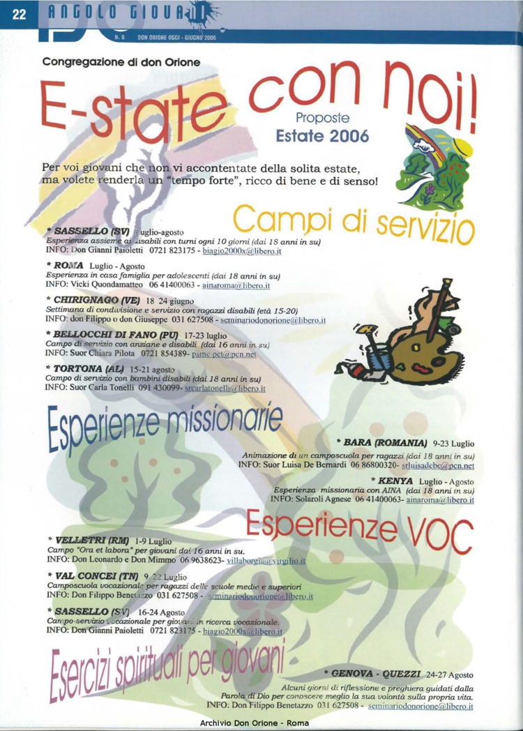 Don Orione oggi, 2006, 06, pagina 22