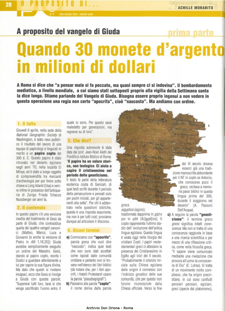 Don Orione oggi, 2006, 06, pagina 28