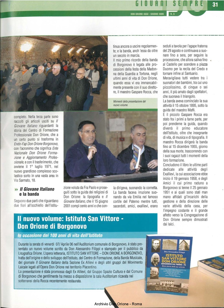 Don Orione oggi, 2006, 06, pagina 31
