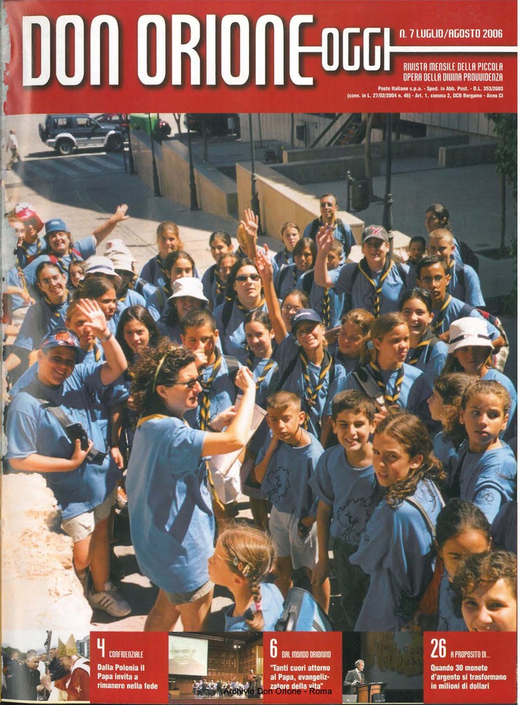 Don Orione oggi, 2006, 07, pagina 1