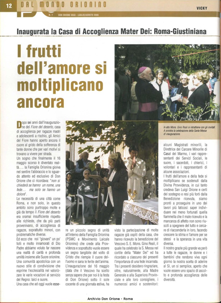 Don Orione oggi, 2006, 07, pagina 12
