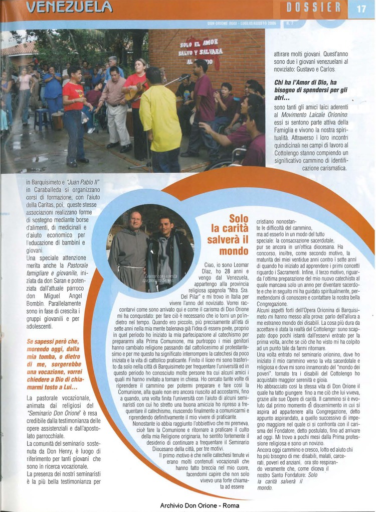 Don Orione oggi, 2006, 07, pagina 17