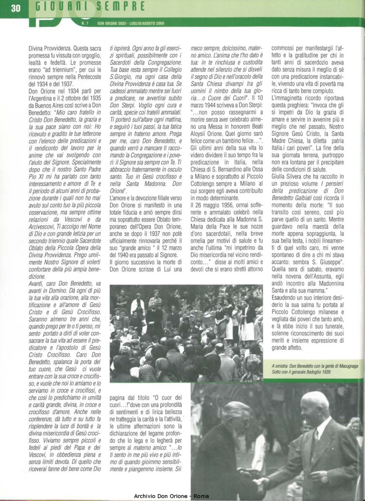 Don Orione oggi, 2006, 07, pagina 30