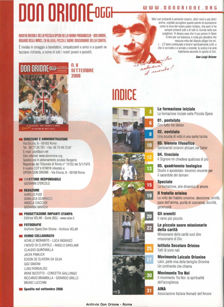 Don Orione oggi, 2006, 08, pagina 2