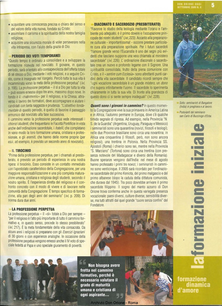 Don Orione oggi, 2006, 08, pagina 5
