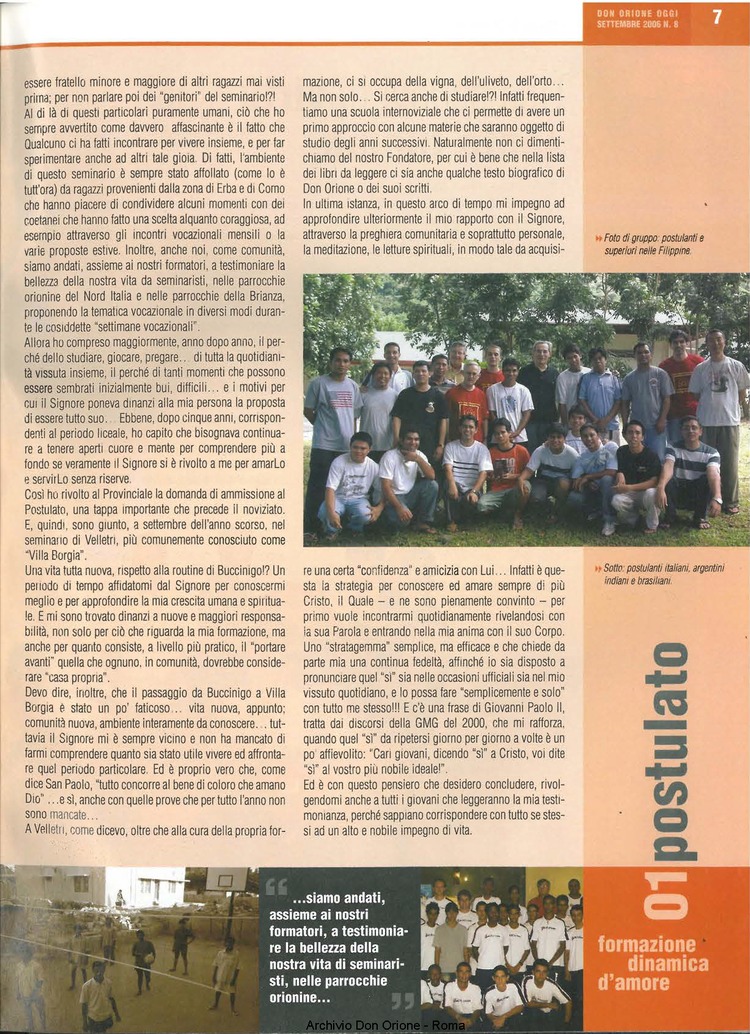 Don Orione oggi, 2006, 08, pagina 7