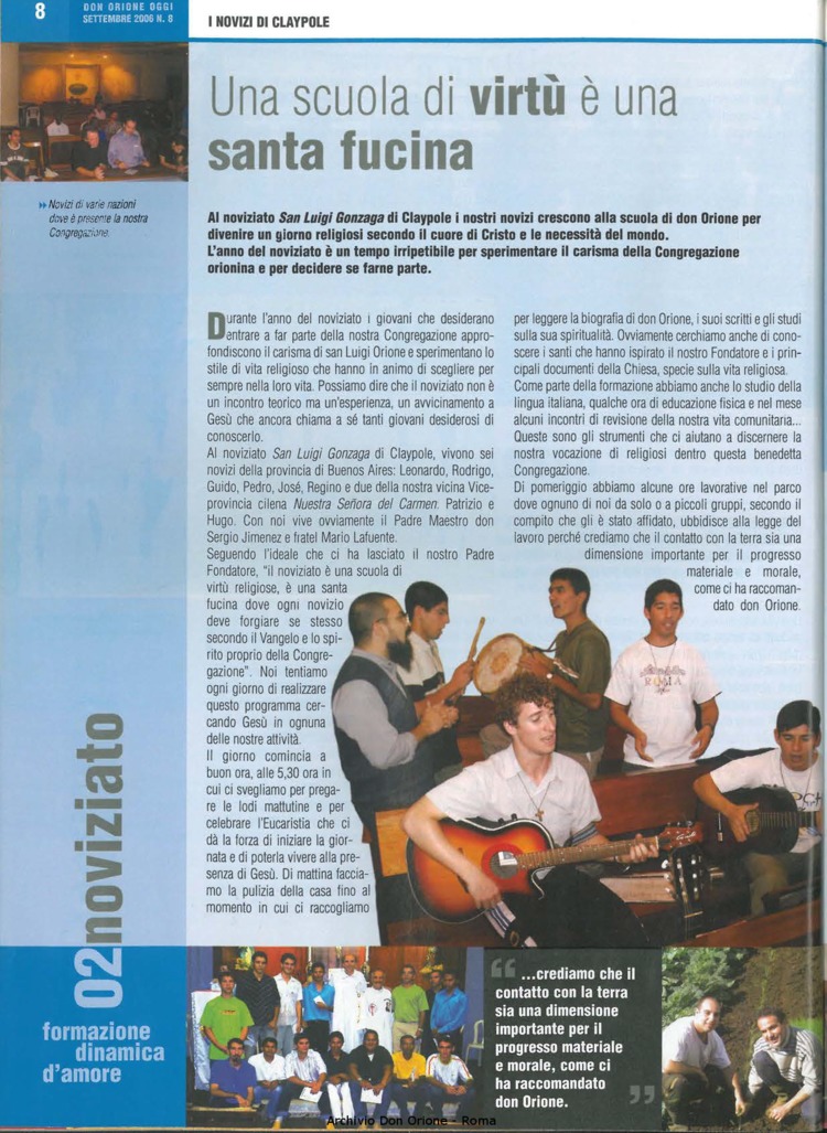Don Orione oggi, 2006, 08, pagina 8