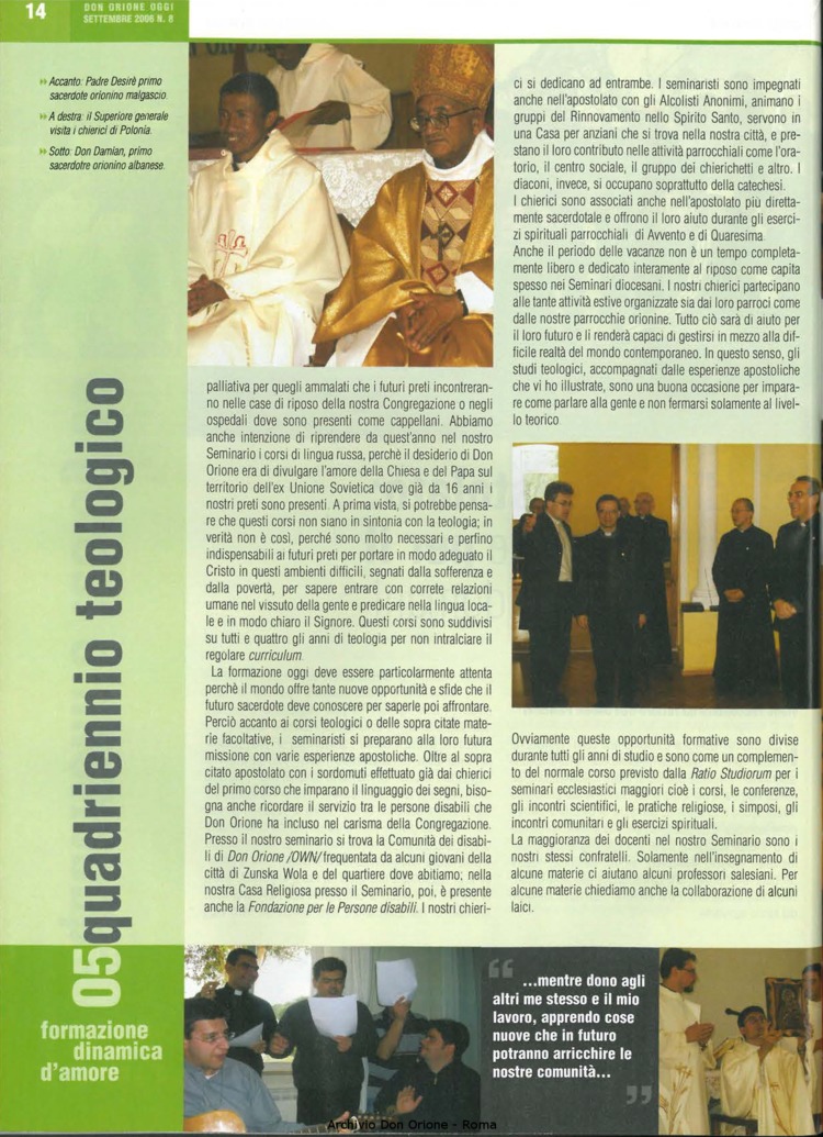 Don Orione oggi, 2006, 08, pagina 14