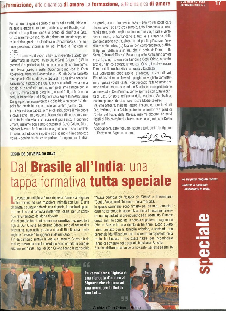 Don Orione oggi, 2006, 08, pagina 17
