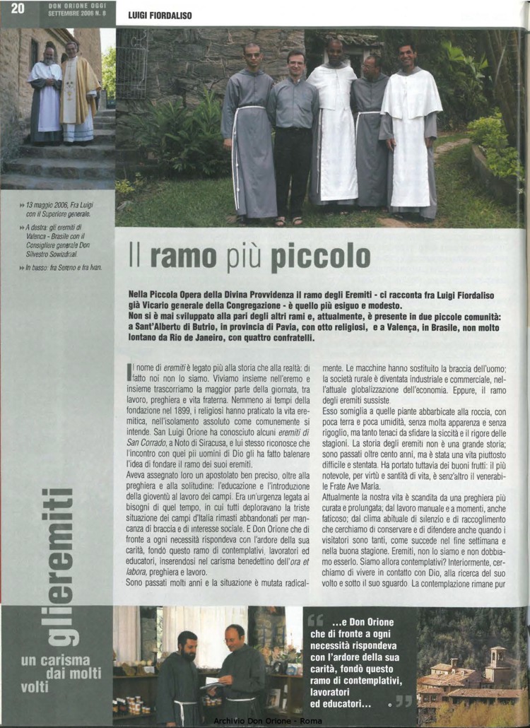 Don Orione oggi, 2006, 08, pagina 20
