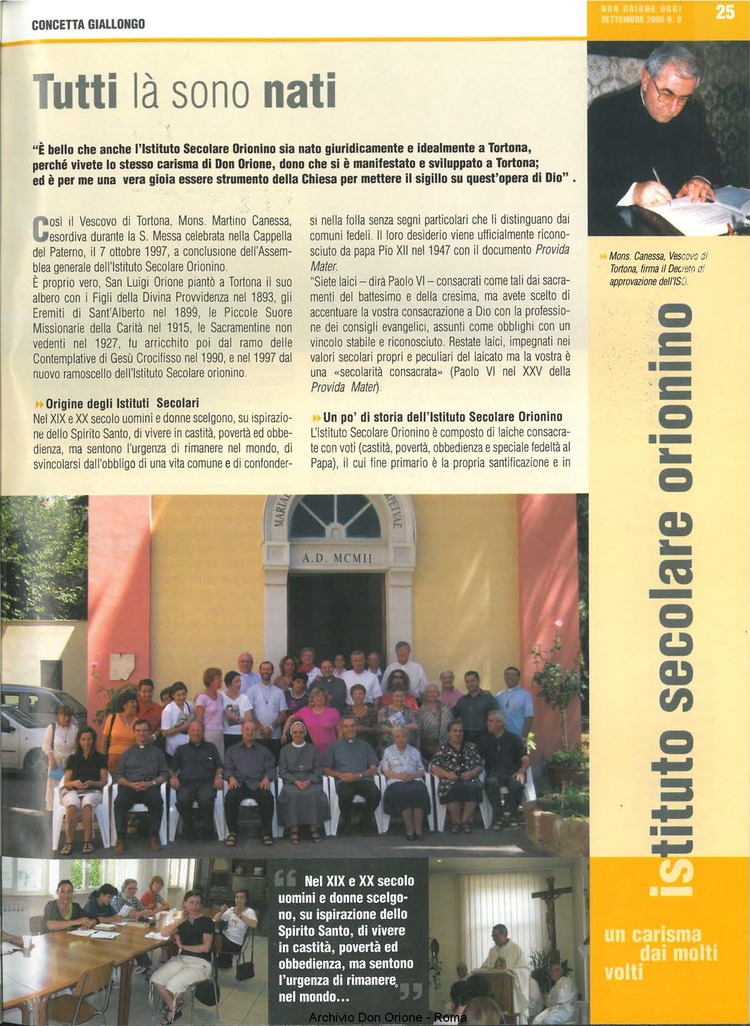 Don Orione oggi, 2006, 08, pagina 25