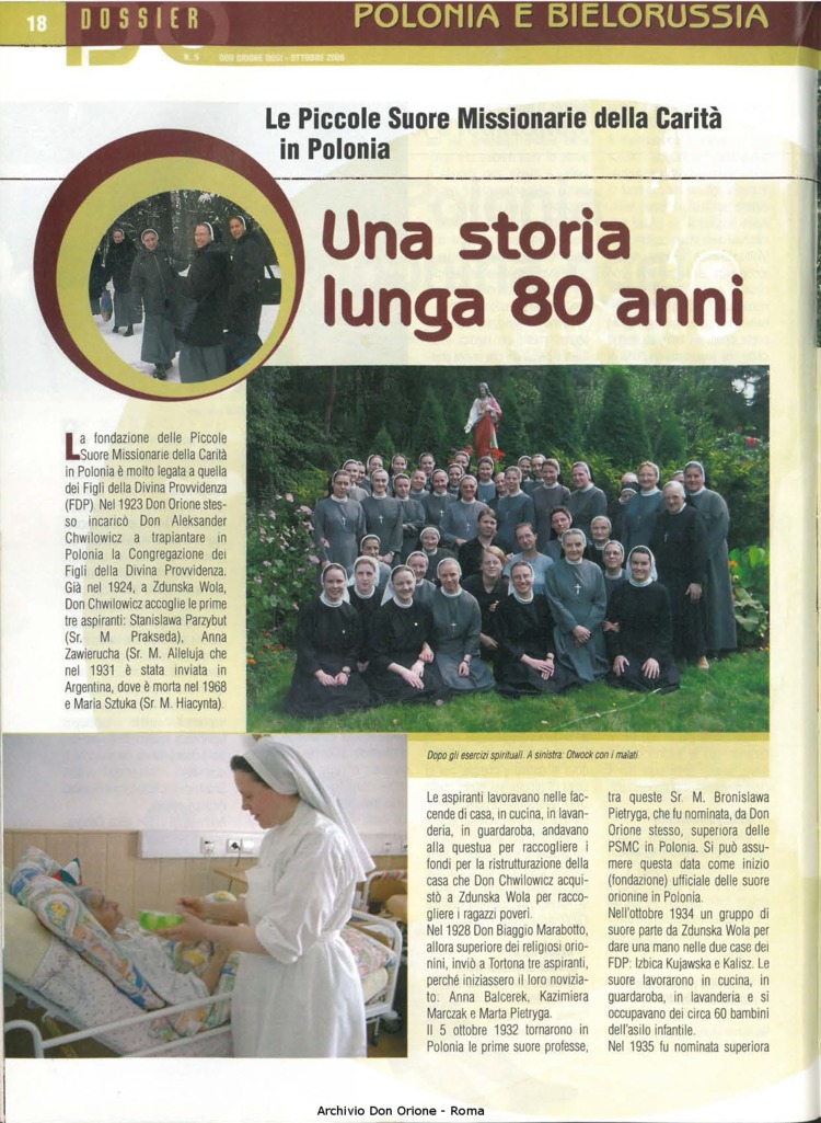Don Orione oggi, 2006, 09, pagina 18