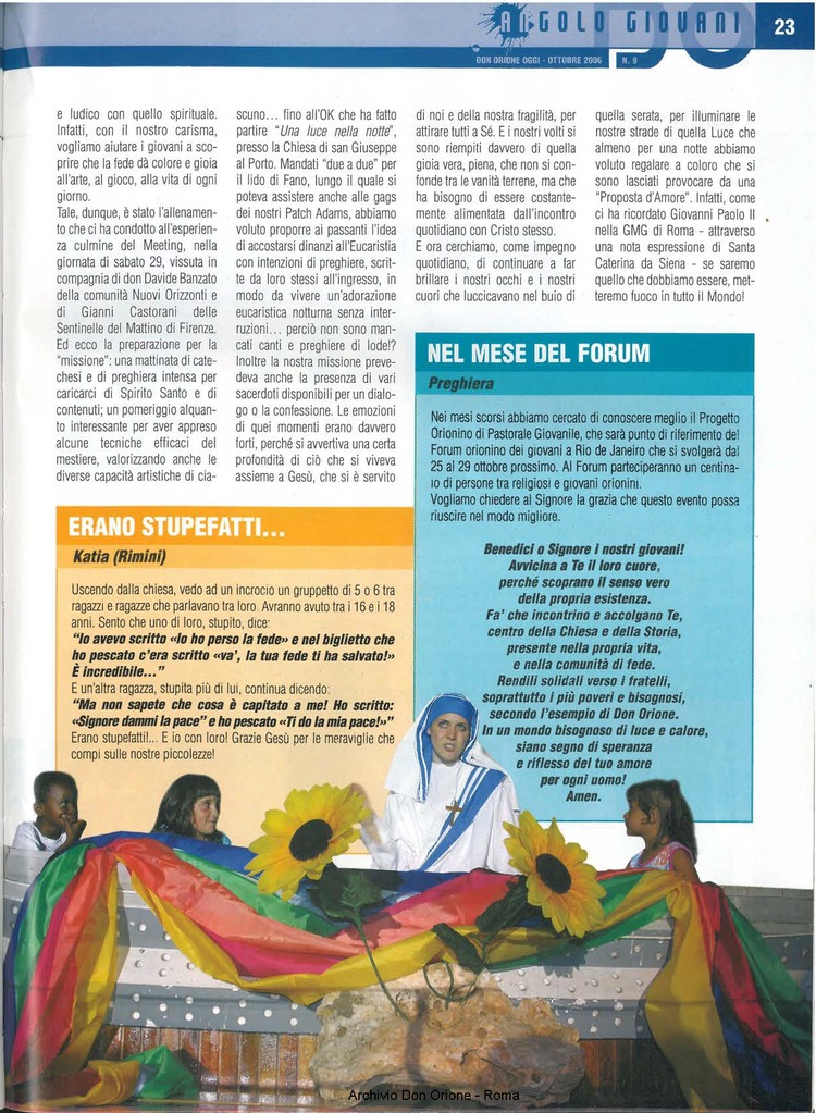 Don Orione oggi, 2006, 09, pagina 23