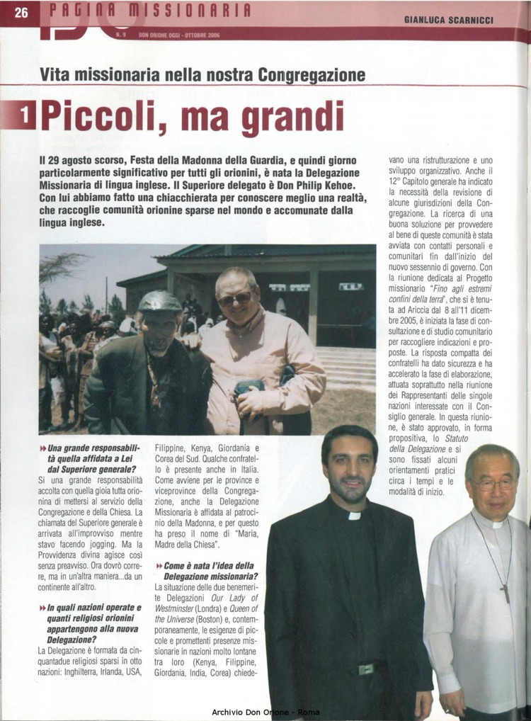 Don Orione oggi, 2006, 09, pagina 26