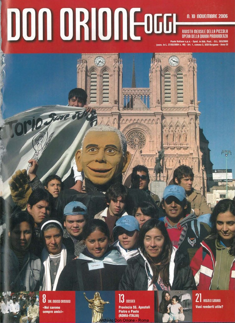 Don Orione oggi, 2006, 10, pagina 1